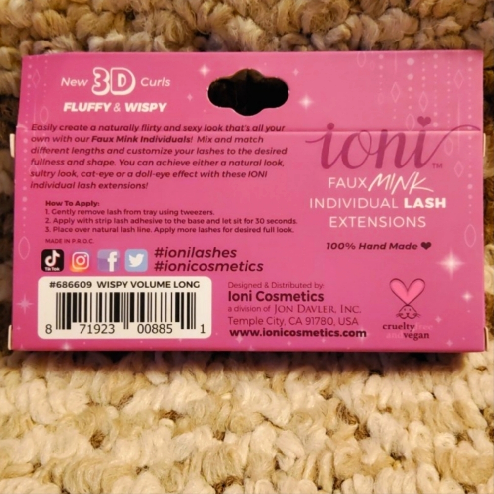 🔥Ioni 3D Faux Link individual Wispy Lash Extensions🔥 - Picture 2 of 2